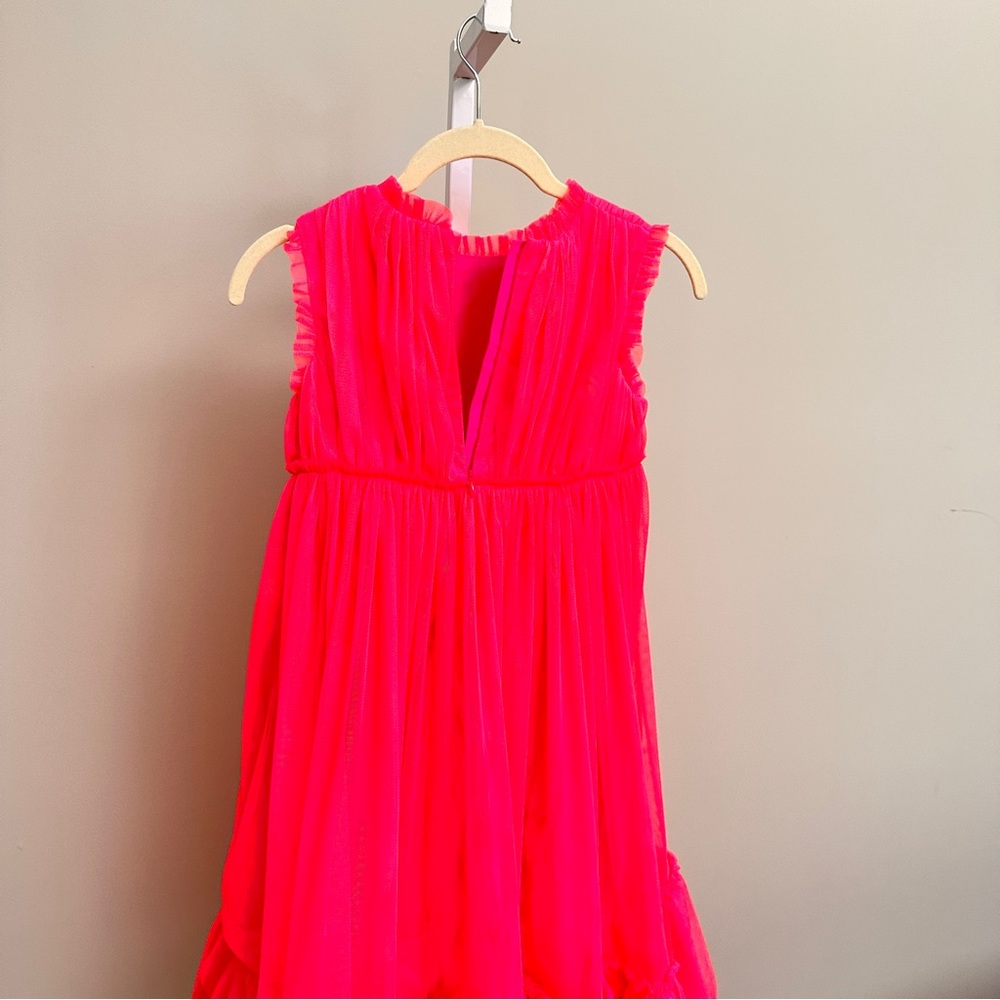 CHARABIA LONG PLAIN TULLE DRESS size. 8A kids - Picture 3 of 5